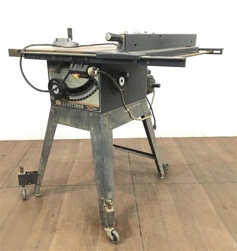 <strong>TABLE SAW</strong> – MODEL NO. . Craftsman 10 inch table saw